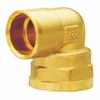 Female To Brass Connector Brass fitting pipe 90 degree Female to Copper Elbow
