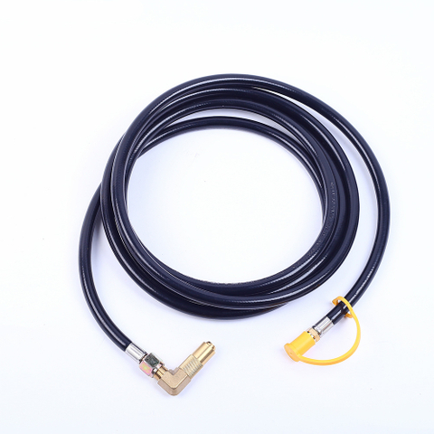 Regulador de propano de baixa press&atilde;o de 8 p&eacute;s com mangueira plus conversor adaptador de propano de conex&atilde;o r&aacute;pida de 1/4'