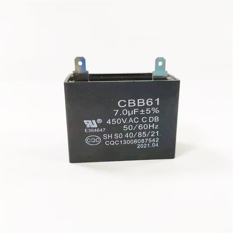 Конденсатор переменного тока Производитель конденсаторов CBB61 7,0 мкФ ± 5%