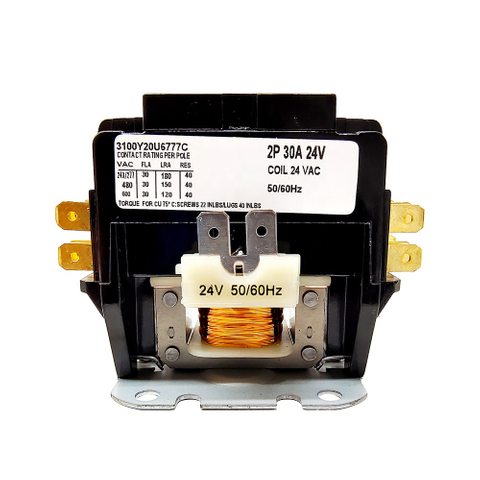 Контактор постоянного тока 2P25A Электрические контакторы Bobina 25A 2-полюсный контактор 220 В