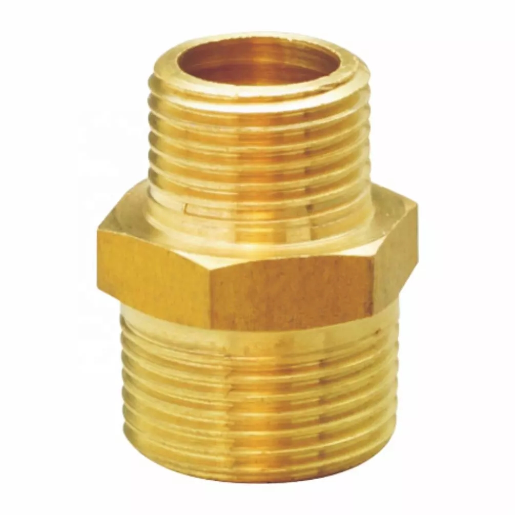 Male To Brass Connector Brass fitting pipe Reducing Male Connector