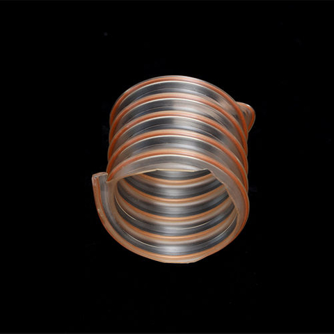 O plut&ocirc;nio transparente industrial resistente da flexibilidade da tubula&ccedil;&atilde;o de ventila&ccedil;&atilde;o ventila o duto de ar