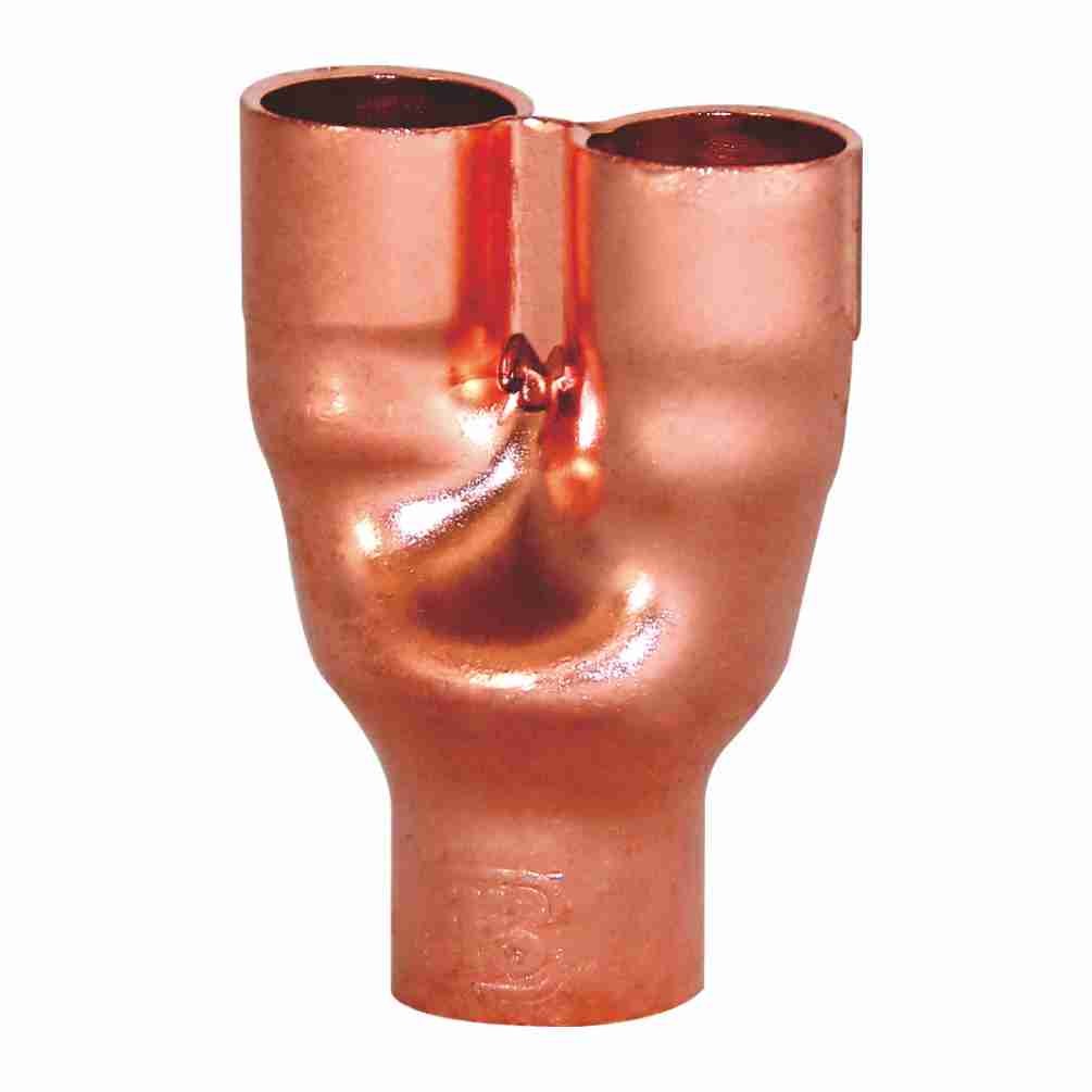 Copper Pipe Fittings 3 Way Y Shape Special Tee Hardware Fittings Connector Distribute Connector