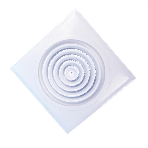 Plastik Alaşımlı Klima Kare Tavan Hava Difüzörü