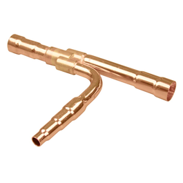 Copper Y Joint Disperse Pipe Refnet Εξάρτημα για σύστημα κλιματισμού York VRV που εφαρμόζεται στον τύπο HITACHI