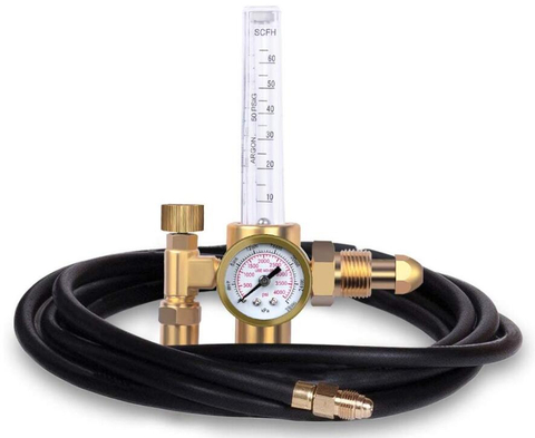 Regulador de g&aacute;s Mig Tig, medidor de fluxo, regulador de arg&ocirc;nio CO2 com mangueira de g&aacute;s