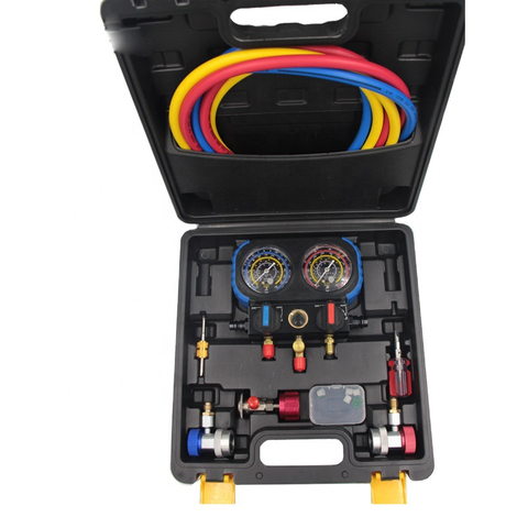 Новый взрывозащищенный набор манометров коллектора переменного тока R134a, манометры хладагента Hvac