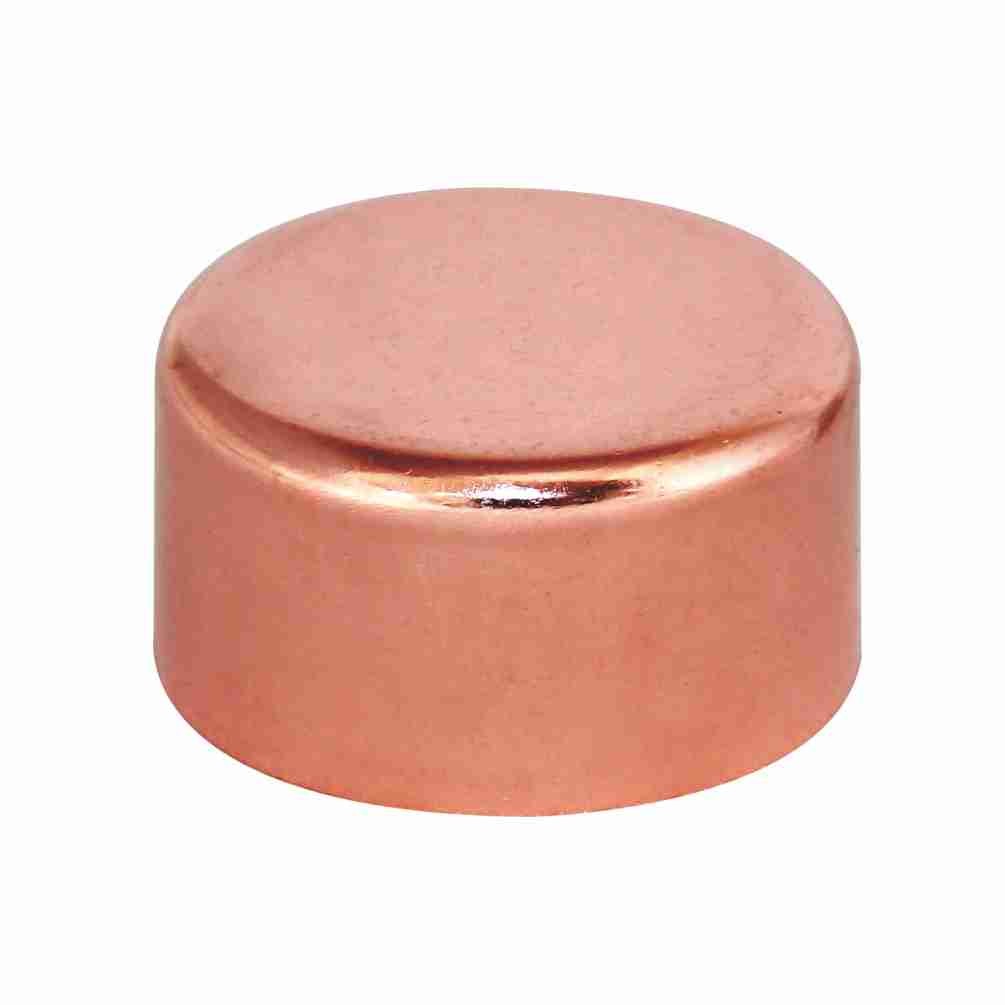 Refrigeration Pipe Fittings Wrought Copper Pipe End Cap Plumbing or HVAC Copper Pipe Fittings