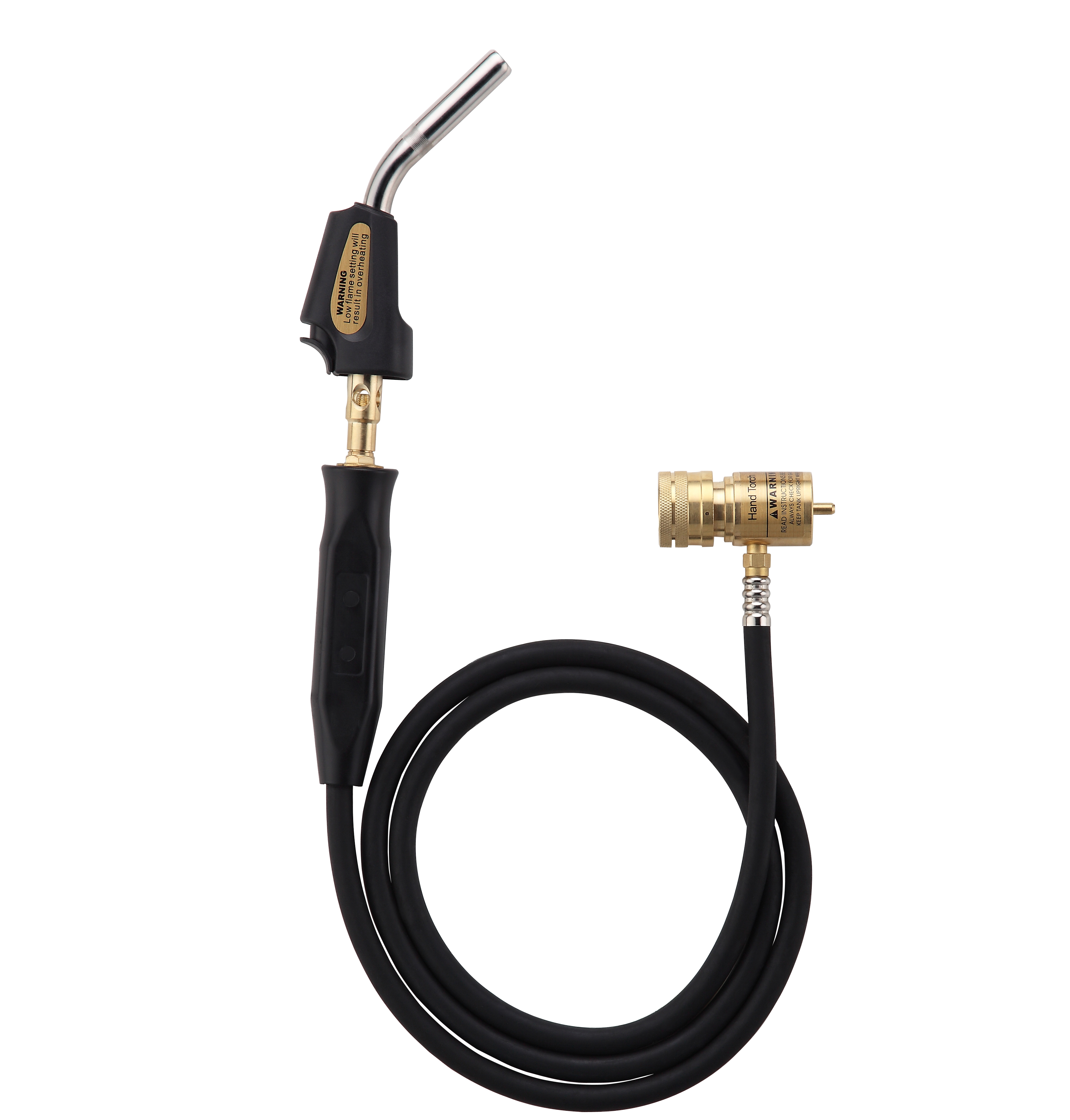 TG-004 Single Tube Flame Self-ignition Mapp Gas Welding Hand Torch with 1.5M Hose HVAC Brass Made