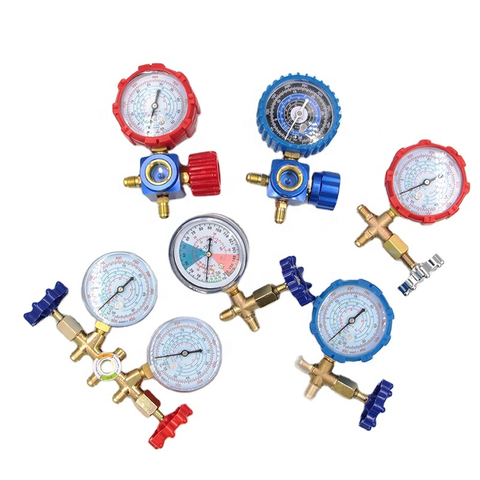 ایئر کنڈیشنر کے لئے CT-536 کئی گنا گیج ریفریجریٹ پورٹیبل کار پریشر گیج
