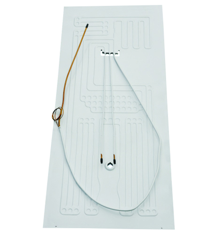 Intercambio de calor de placa de evaporador de enlace de rollo de aluminio para refrigerador TGBJST-014 1143*508MM