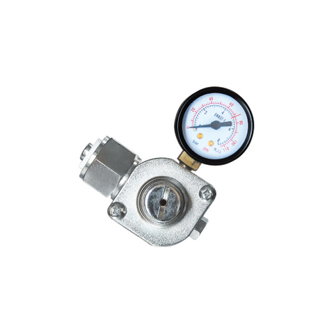 ایکویریم سنگل گیج CO2 ہائی پریشر ریگولیٹر CGA580 CO2 ٹینک بیئر ریگولیٹر